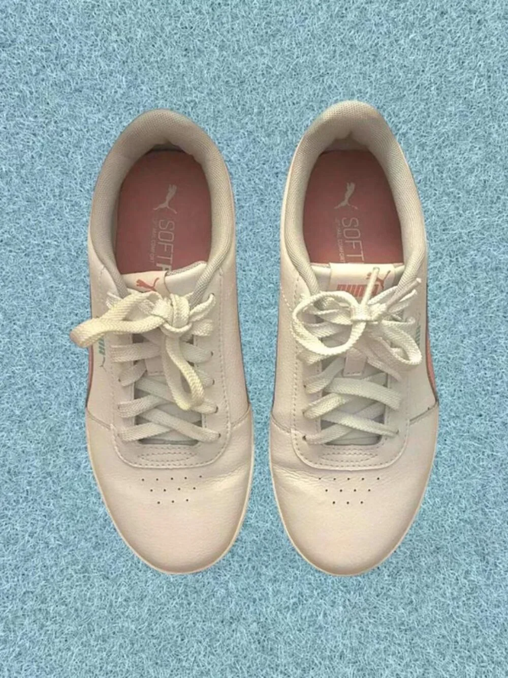PUMA Carina Sneakers White & Pink
